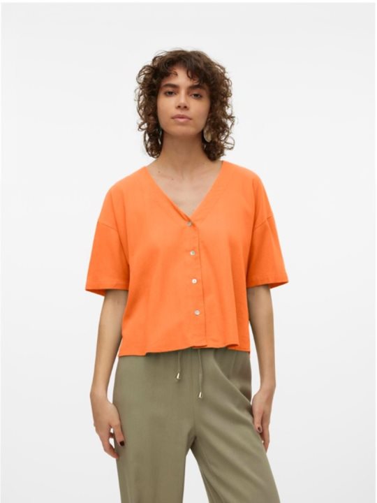 VMJESMILO 2/4 SHIRT WVN GA NOO