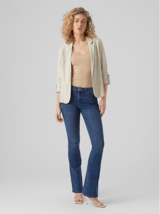 VMJESMILO 3/4 LOOSE BLAZER WVN