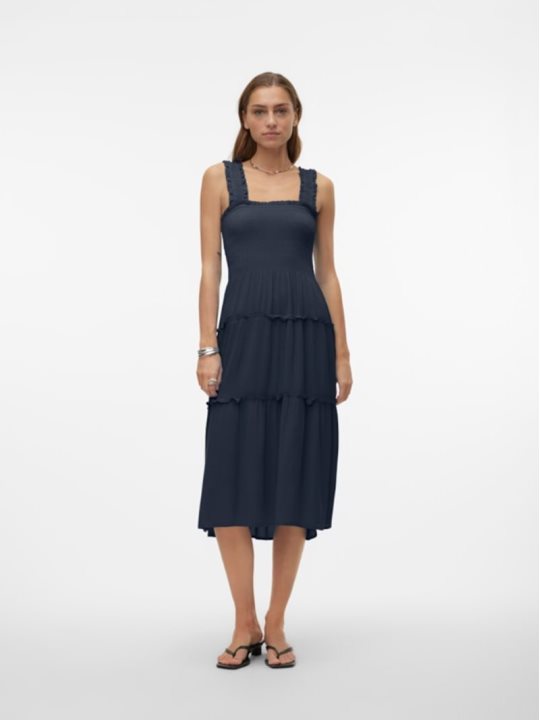 VMMENNY SL SMOCK CALF DRESS WV