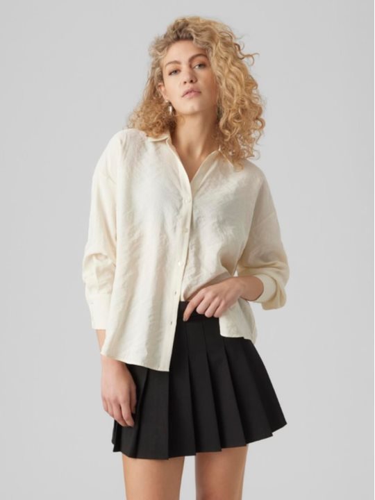 VMQUEENY LS OVERSIZE SHIRT WVN
