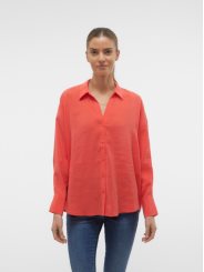 VMQUEENY LS OVERSIZE SHIRT WVN