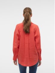 VMQUEENY LS OVERSIZE SHIRT WVN