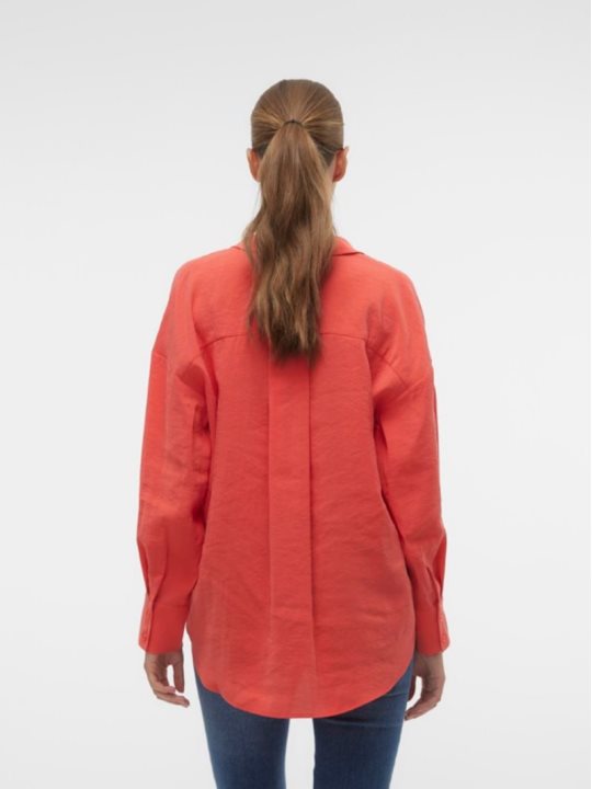 VMQUEENY LS OVERSIZE SHIRT WVN