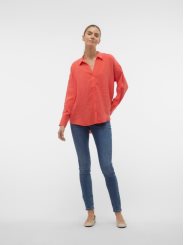 VMQUEENY LS OVERSIZE SHIRT WVN