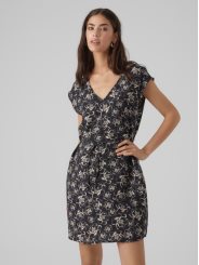 VMIRIS S/L V-NECK SHORT DRESS 