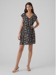VMIRIS S/L V-NECK SHORT DRESS 