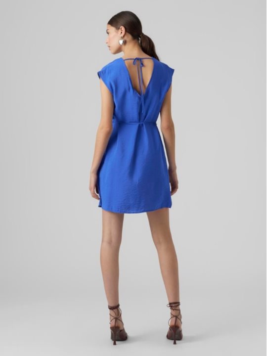 VMIRIS S/L V-NECK SHORT DRESS 
