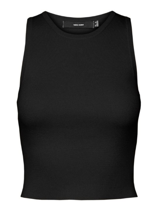 VMGINNY SL O-NECK CROP TOP NOO