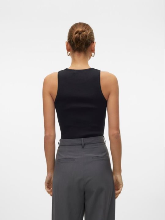 VMGINNY SL O-NECK CROP TOP NOO