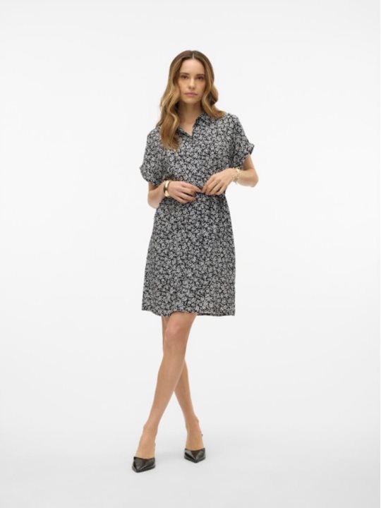 VMEASY JOY S/S SHIRT DRESS WVN