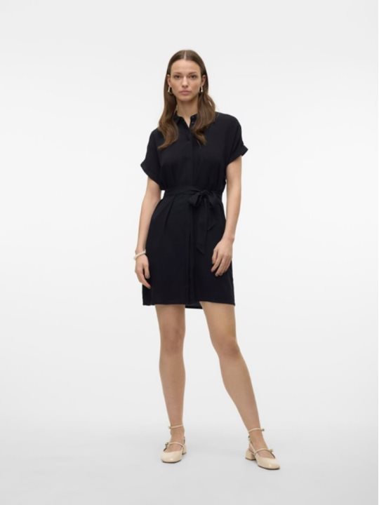 VMEASY JOY S/S SHIRT DRESS WVN