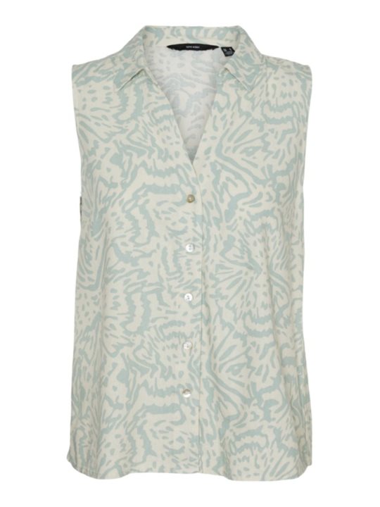 VMMYMILO SL V-NECK SHIRT WVN  