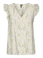 VMJOSIE SL V-NECK TOP WVN GA