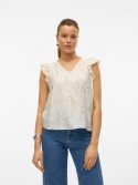 VMJOSIE SL V-NECK TOP WVN GA