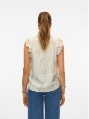 VMJOSIE SL V-NECK TOP WVN GA