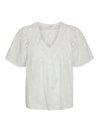 VMKAFFA S/S V-NECK TOP WVN BTQ