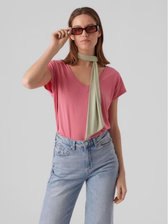 VMFILLI SS V-NECK TEE GA NOOS