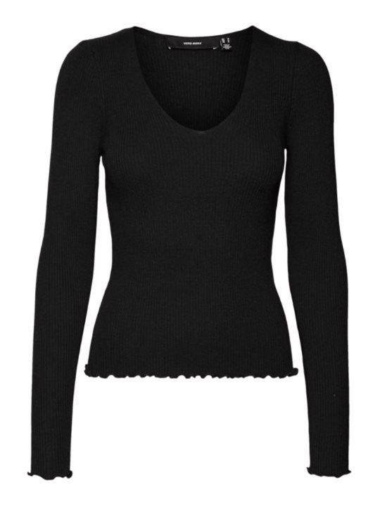 VMEVIE LS V-NECK PULLOVER GA N