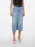 VMVERI HR CALF DENIM SKIRT GA 