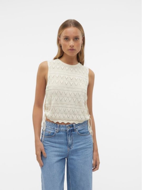 VMBALI SL O-NECK STRING TOP