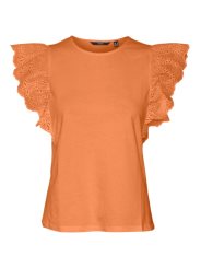 VMHANNE SS LACE TOP JRS SPE GA