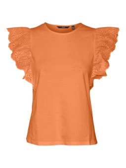 VMHANNE SS LACE TOP JRS SPE GA